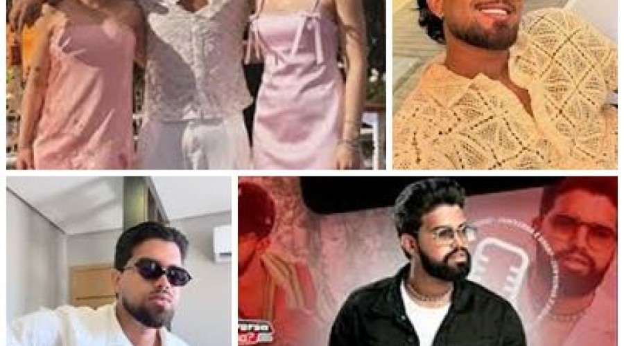 O cantor sertanejo Maycow Wesley, maranhense - do chá revelação da famosa cantora Mari Fernandez