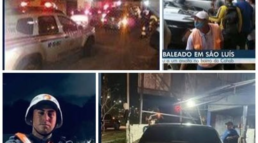 São Luís: Vídeo - Tiroteio deixa policias baleados no bairro do Anil, em São Luís
