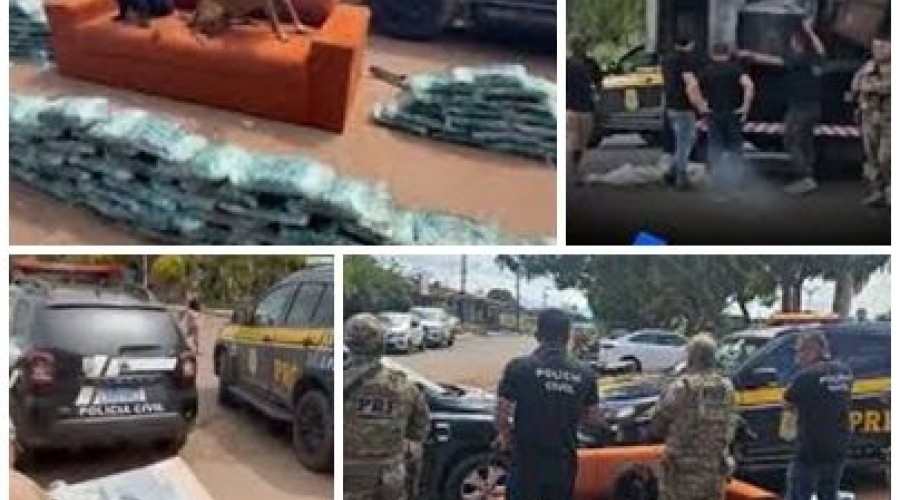 Matões do Norte: Operação apreende cerca de 120 kg de drogas escondidos em caminhão na BR-135, no MA