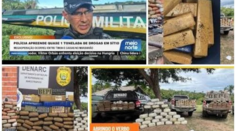Veja imagens exclusivas do sítio onde estavam quase 1 tonelada de drogas em Caxias