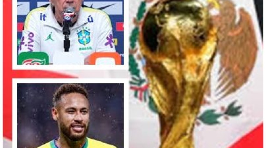 Neymar entre os convocados: A um mês da estreia do Brasil na Copa do Mundo, Carlo Ancelotti prepara lista final de convocados; veja os pré-selecionados e a tabela dos jogos da seleção