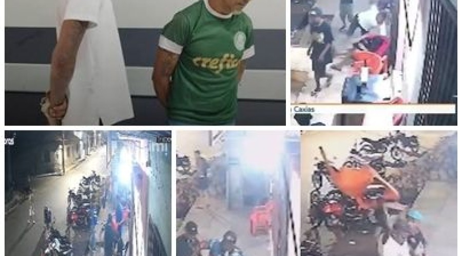 Caxias - Foi pancadaria-Vídeo: Após policial civil aposentado ser espancado e ter arma roubada, PM conduz dois suspeitos