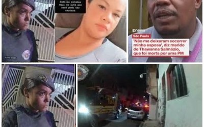 'Não me deixaram socorrer minha esposa', afirma companheiro de mulher morta por PM