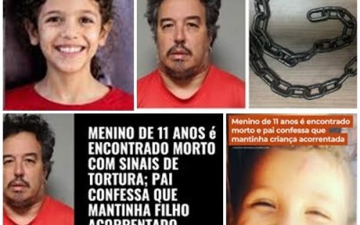 Menino de 11 anos é encontrado morto e PAI confessa que mantinha criança acorrentado