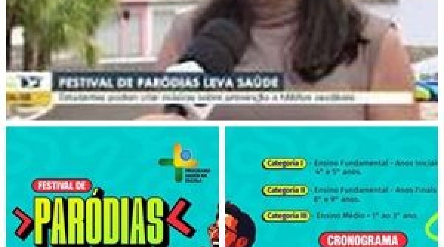 Festival leva música e criatividade para promover saúde nas escolas de Caxias