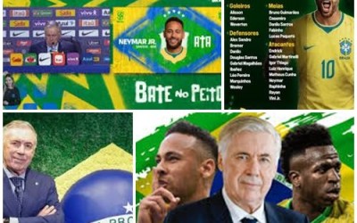 Com Neymar, Ancelotti anuncia convocados da seleção brasileira para a Copa do Mundo; veja lista completa