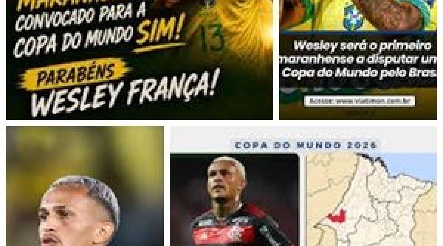 Saiba quem é o primeiro maranhense a defender a Seleção Brasileira em uma Copa do Mundo