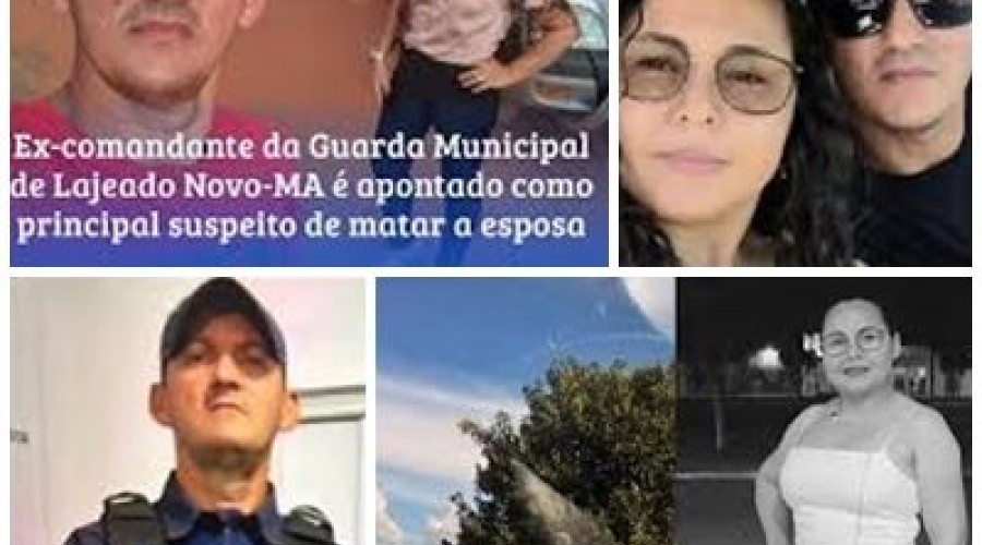 Lajeado Novo/MA: Guarda municipal é preso suspeito de matar esposa a tiros