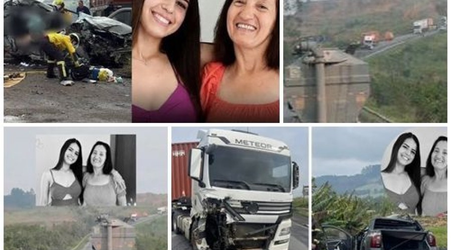 Mãe e filha mortas na BR-470 estavam a caminho de velório em SC