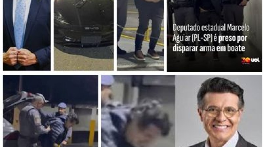 Vídeo: Deputado estadual Marcelo Aguiar (PL) é detido após disparar arma em balada, dizem testemunhas