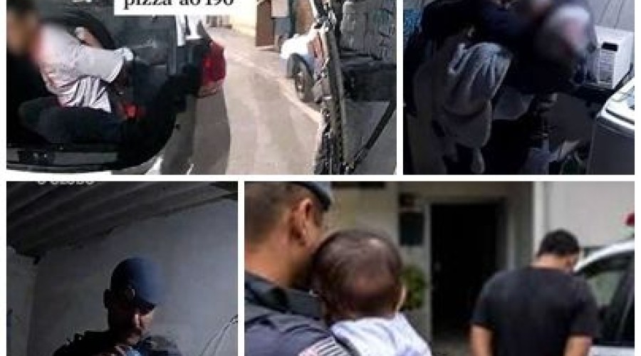 PM resgata bebê de 3 meses e prende pai por suspeita de violência doméstica