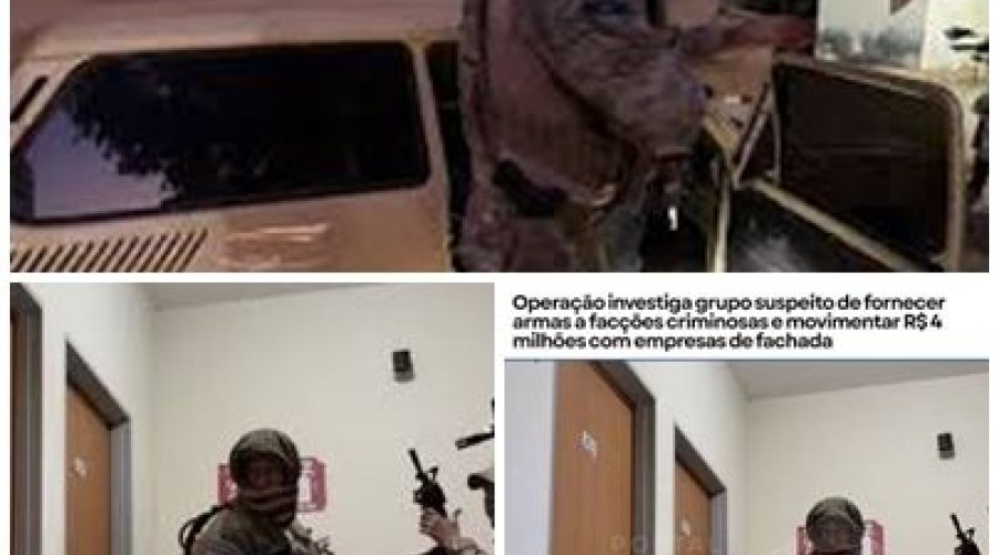 Palmas, Porto Nacional, Paraíso do Tocantins e Imperatriz (MA); Operação investiga grupo suspeito de fornecer armas a facções criminosas e movimentar R$ 4 milhões com empresas de fachada