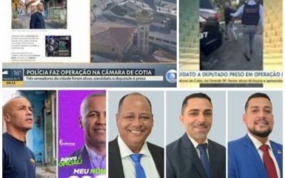 Candidato a deputado estadual e três vereadores de Cotia são alvo de operação do MP-SP por suspeitas de ligação com o PCC