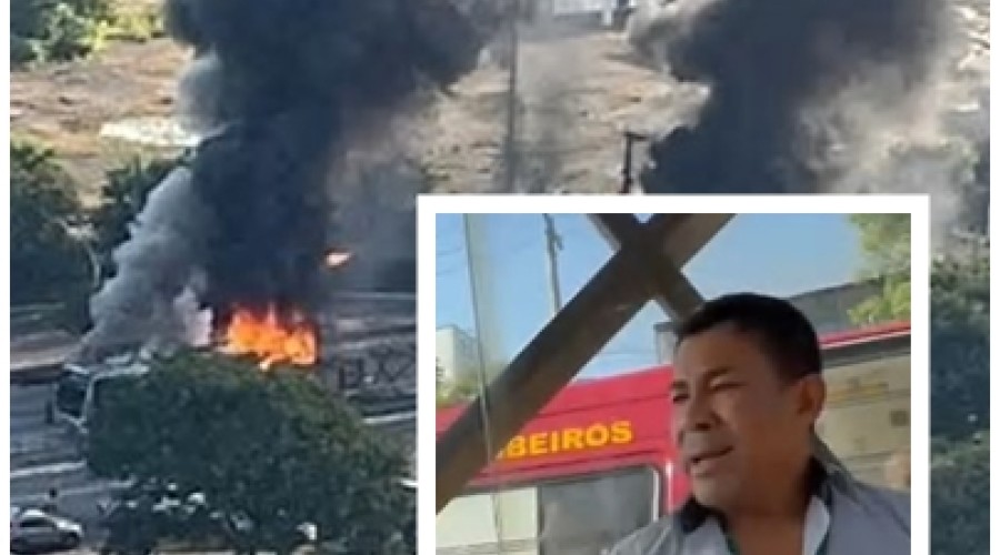 VÍDEO: Motorista de ônibus chora ao contar sobre queda de avião que atingiu o veículo em SP: 'Só sei que salvei todo mundo'