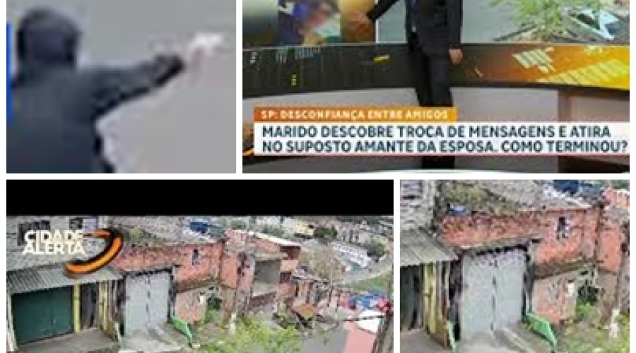 Foi bala pra todo lado: Vídeo - Jovem ataca homem a tiros após descobrir mensagens trocadas entre ele e a esposa