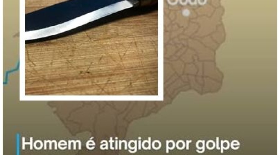 Homem fica ferido após ser atingido com golpe de facão durante discussão em Codó