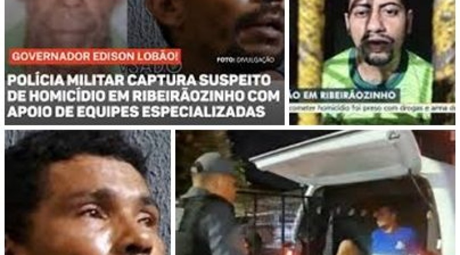 Operação prende suspeito de homicídio em Ribeirãozinho