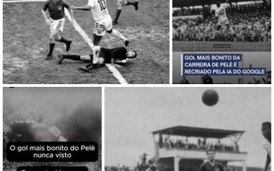 Vídeo: Gol mais bonito de Pelé é recriado com inteligência artificial