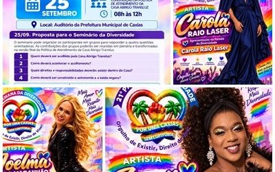 21ª Semana da Diversidade: É AMANHÃ! Caxias debate acolhimento e proteção da população LGBTQIAPN+ em seminário