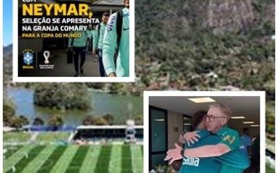 Com Neymar, Seleção se apresenta na Granja Comary para a Copa do Mundo
