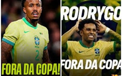Afastado da Seleção Brasileira Copa 2026: Militão e  Rodrygo