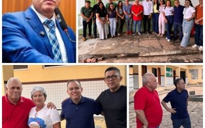 Catulé Júnior participa de inauguração do novo escritório da AGED e anuncia ampliação de escola em Aldeias Altas