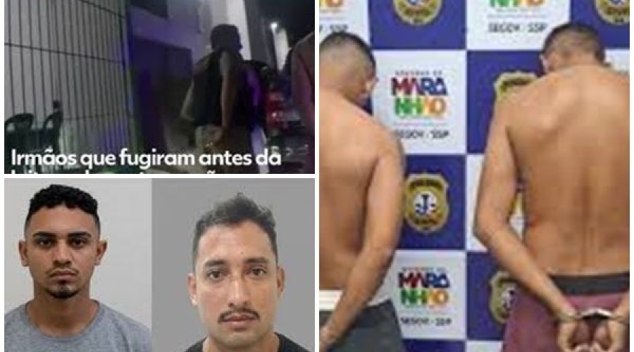 Polícia prende irmãos que escaparam antes de sentença do Tribunal do Júri em Timon