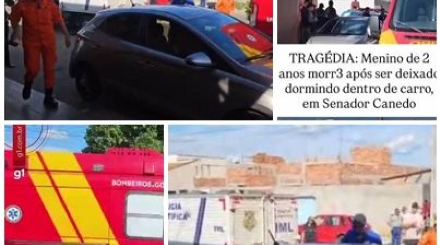 Criança de 2 anos morre após ser deixada no carro por mais de 3 horas