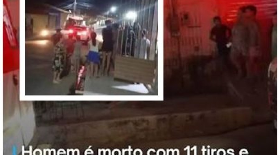Lago da Pedra: Homem é morto com 11 tiros e duas pessoas ficam feridas