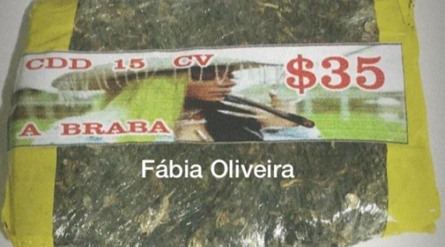 VERDINHA: Traficantes colocam foto de Ludmilla em malote de drogas: ‘A Braba'