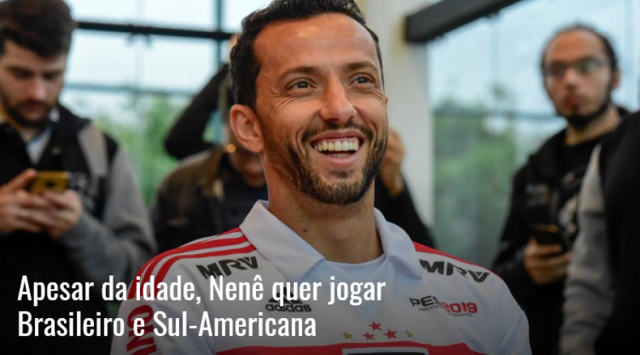 Apesar da idade, Nenê quer jogar Brasileiro e Sul-Americana