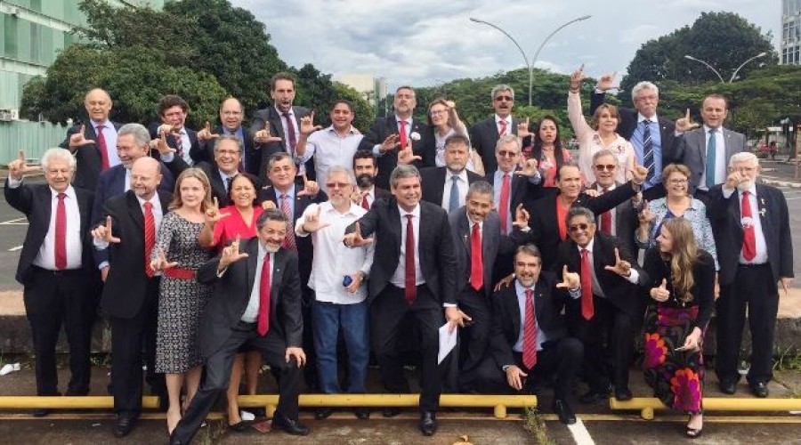 Imagem do dia: Zé Inácio no julgamento de Lula…