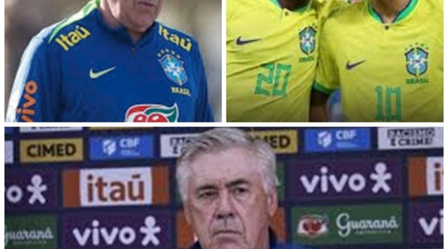 Sem Neymar e Vini Jr, Ancelotti convoca Seleção Brasileira para últimos jogos das Eliminatórias