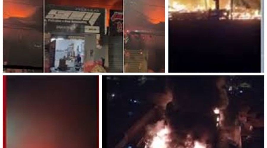 Vídeo: Incêndio atinge em loja de acessórios automotivos em Imperatriz