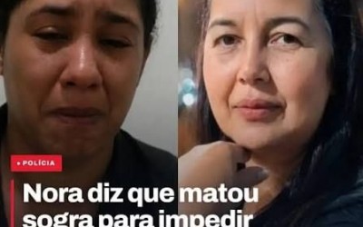 Nora diz que matou sogra para impedir marido de deixá-la e abandonar os filhos