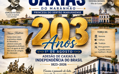RAÍZES DA HISTÓRIA:  Caxias celebra a sua história, a sua cultura e a força do seu povo