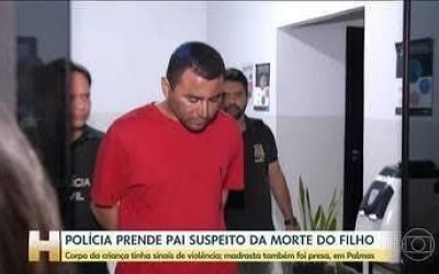 Pai e madrasta suspeitos da morte do menino Gustavo são presos em Palmas