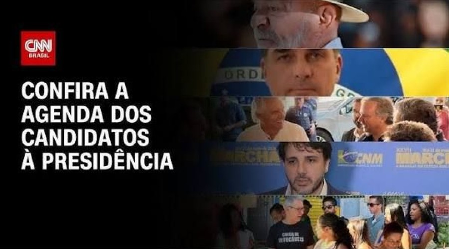 Eleições 2026: confira a agenda dos candidatos à presidência