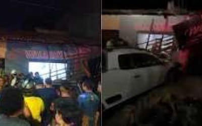 Motorista perde o controle do carro, invade loja e mata uma pessoa em Paço do Lumiar