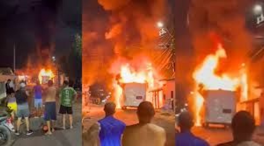 Ônibus pega fogo em Timon e prefeitura diz que causas estão sendo apuradas; veja vídeo Ninguém ficou ferido, mas causas do incidente serão apuradas