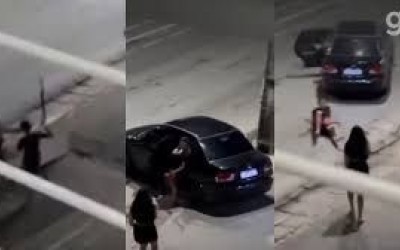 Criminoso armado rouba mulher na Av. São Luís Rei de França e cai de carro na fuga