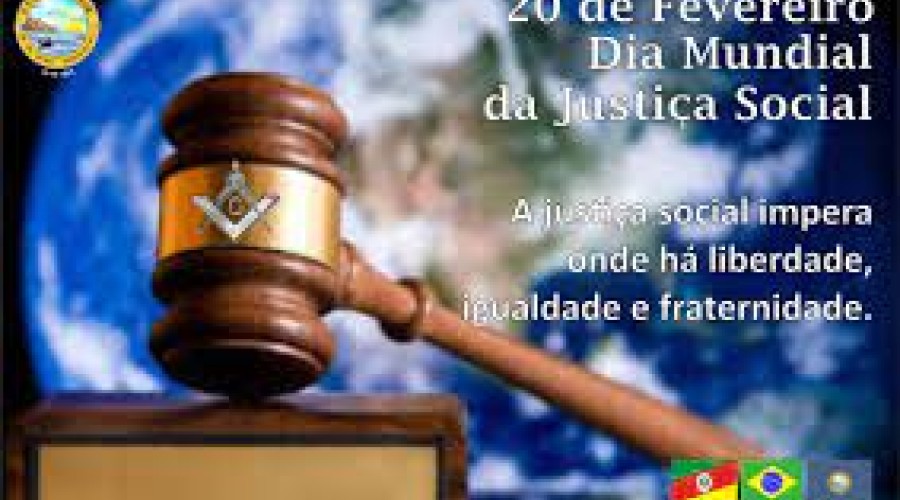 CULTURA: O que se comemora hoje (20/2) - Dia mundial da Justiça Social