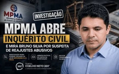 MPMA abre Inquérito Civil para investigar possíveis irregularidades em licitação da Prefeitura de Coelho Neto