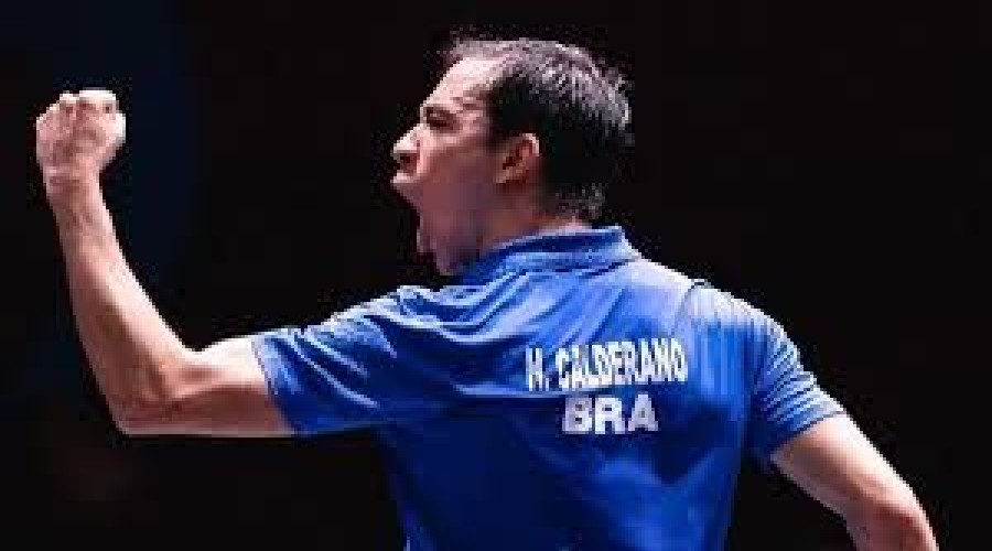 Hugo Calderano avança para quartas da Copa do Mundo de tênis de mesa