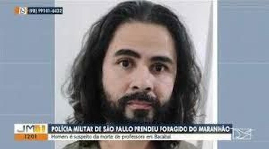 PM de São Paulo prende suspeito de matar professora em Bacabal