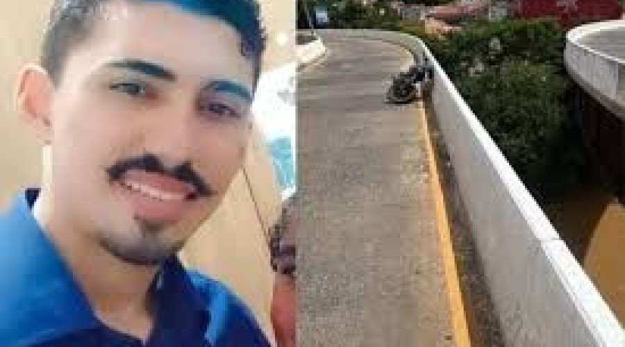 Motociclista desaparece após cair de ponte entre Teresina e Timon (MA); policiais e bombeiros fazem buscas