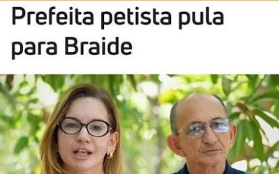 A prefeita de Brejo: Thamara Castro (PT)Prefeita petista pula para Braide