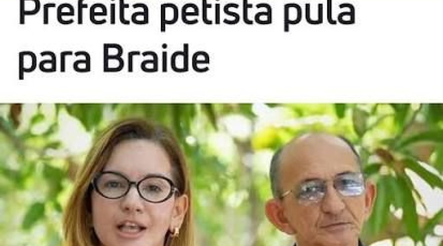 A prefeita de Brejo: Thamara Castro (PT)Prefeita petista pula para Braide