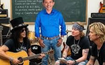 Humor: Manoel Gomes é flagrado dando assistência vocal para a banda Guns N’ Roses em São Luís