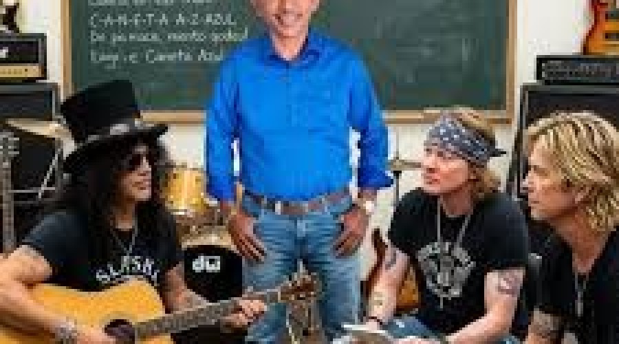 Humor: Manoel Gomes é flagrado dando assistência vocal para a banda Guns N’ Roses em São Luís